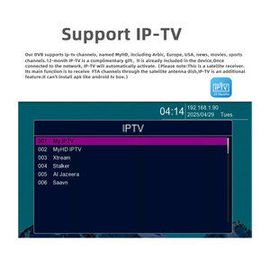 12 tháng IP TV <span class=keywords><strong>DVB</strong></span>-S2 CAS H.264 thu vệ tinh với wifi Dongle FTA <span class=keywords><strong>STB</strong></span> 1080P Mini HD nhận đa ngôn ngữ Set Top Box - Product Image 3