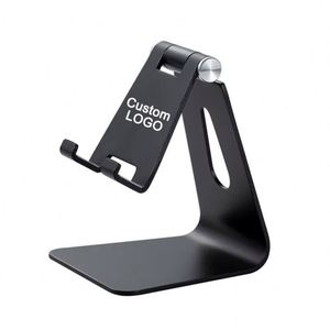 XX314 Custom Aluminum <b>Phone</b> Stand With Logo Wholesale Adjustable Folding <b>Desktop</b> Tablet Base - Product Image 1
