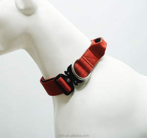 Custom Adjustable Tactical <b>Dog</b> <b>Collar</b> with Metal Buckle Padded Nylon <b>Collar</b> for Medium <b>Large</b> <b>Dogs</b> - Product Image 6