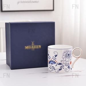 Vajilla de Porcelana con Diseño de Flores Azules para Restaurante, Bodas, Cenas, Platos de Cerámica para el Hogar - Product Image 3