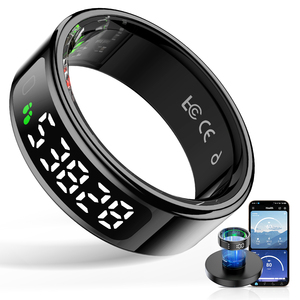 Hyperliving OEM akıllı yüzük kablosuz şarj giyilebilir Fitness sağlık monitör NFC QRing APP akıllı yüzük spor için