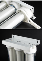 Filtres à eau Wholewater, purificateur d'eau à 3 étapes avec filtration triple, doté d'un bouteille filtrante épaissie de 10 pouces et d'un système de ventilation.