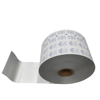 Rouleau de papier laminé en aluminium enduit personnalisé anti-alcool, lingettes humides pour le nettoyage des glaces, matériau d'emballage de qualité médicale