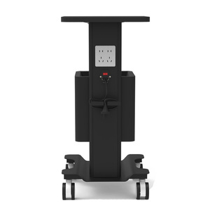 Carrello <span class=keywords><strong>di</strong></span> ferro <span class=keywords><strong>di</strong></span> <span class=keywords><strong>lusso</strong></span> in metallo bianco nero per salone <span class=keywords><strong>di</strong></span> bellezza SPA moderna attrezzatura per la cura della pelle del viso due cassetti Socket Hotel Hospital Hospital - Product Image 3