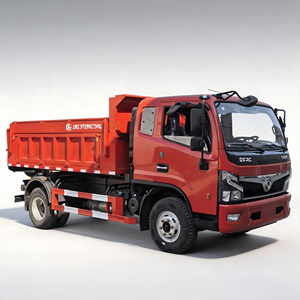 Camion benne léger 4x2 de 10 tonnes, mini-benne hydraulique pour le transport de sable et de terre - Product Image 1