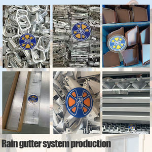 Изготовленный на заказ алюминиевый Прочный водосток водосточного желоба для предотвращения закупорки системы водосточного желоба - Product Image 5