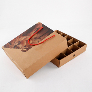 Tùy Chỉnh Thân Thiện Với Môi Quail <span class=keywords><strong>20</strong></span> Trứng <span class=keywords><strong>Container</strong></span> Nâu Sóng Tông Rỗng Giấy Trứng Khay Hộp Carton <span class=keywords><strong>Box</strong></span> Với Xử Lý - Product Image 2