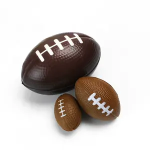 Foam American Football Mini Football Pu Stress Ball Soft Rugby Stress Ball Relaxation Stress Relief Squeeze Balls, Bouncy Toys