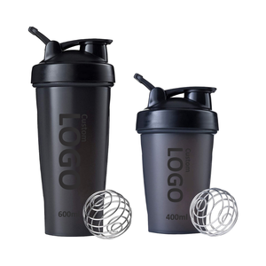 Bouteille d'eau de sport en acier inoxydable avec logo personnalisé imprimé en sérigraphie, gobelet à protéines, <span class=keywords><strong>shaker</strong></span> en métal écologique, bouteille en plastique - Product Image 4