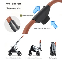 Poussette pliable à quatre roues pour animaux de compagnie, cabine détachable, tissu Oxford épais, résistant aux rayures et à l'usure, chariot pour chiens et chats, pour les sorties en plein air