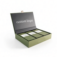 Scatola Rigida Portatile Personalizzata per Set Regalo con Chiusura Magnetica, Rivestimento in Spugna, Lussuosa Confezione in Carta con Coperchio Ribaltabile e Design a Scomparti