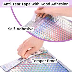 Bolsa de Correo de Burbujas de Polietileno Resistente, Ecológica, Impermeable y Segura con Acabado Metálico de Color Personalizado para Embalaje Logístico - Product Image 6