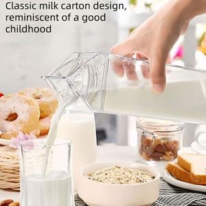 Custom logo Plastic Color Creative <b>Milk</b> <b>Box</b> Cup Leak Proof Can Hold Juice <b>Milk</b> Tea Cup for Outdoor Sports Travel Camping - Product Image 4