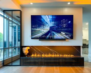 <span class=keywords><strong>Chimenea</strong></span> de Vapor Eléctrica 3D, efecto de llama de Panel plano <span class=keywords><strong>Led</strong></span> de 64 colores, instalación de inserción fácil, <span class=keywords><strong>Chimenea</strong></span> doméstica aprobada por Ce, 1,8 m - Product Image 6