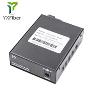 YXFiber Gigabit monomodo SC convertidor de medios de fibra a Ethernet 20KM 10/100/1000M certificado CE
