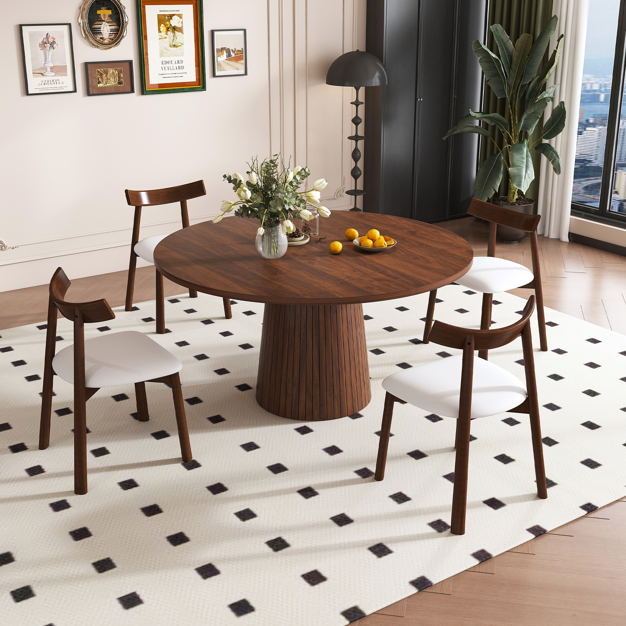 Walnut + MDF + Dining Room