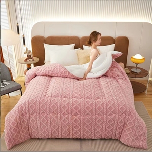 Chất lượng cao in mùa đông sợi nhỏ ấm áp thoáng khí sherpa nhung lông cừu duvet/chăn/chăn có thể giặt OEKO-TEX chứng nhận - Product Image 3