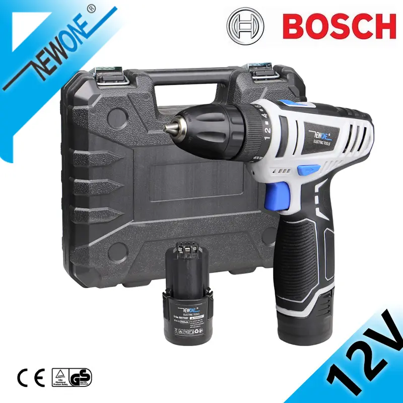 Compatible Bosch 12V Cordless Drill Electric Screwdriver 3/8-Inch Mini Wireless DC Power Driver Compatible with Bosch battery