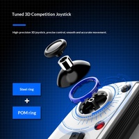 Control de Juego Extensible con Luz RGB para Teléfono, Compatible con Android, iOS, P3, P4 y Switch, con Teclas Traseras Macro, Vibración y Sensor de Movimiento