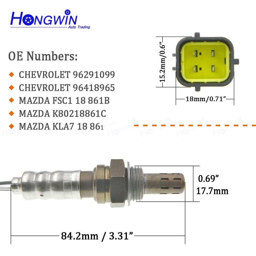 96418965 96291099 O2 Lambda Oxygen Sensor for Chevrolet & Mazda