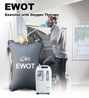 Système EWOT Olive 1000L, réservoir haute capacité, masque d'entraînement pour athlètes, exercice EWOT avec oxygénothérapie
