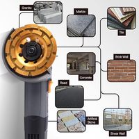 NOUVEAU Disques de meulage diamantés à double rangée de qualité industrielle robuste pour béton, maçonnerie, pierre, granit, débavurage et métal