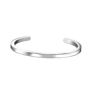 Craft Wolf Fashion Minimalist gioiello <span class=keywords><strong>bracciale</strong></span> da festa <span class=keywords><strong>bracciale</strong></span> in <span class=keywords><strong>argento</strong></span> oro <span class=keywords><strong>personalizzato</strong></span> in acciaio inossidabile braccialetti per uomo - Product Image 1
