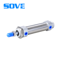 SOVE Original actionneur pneumatique en acier inoxydable série Air Mini C85 20X50mm cylindre pneumatique cylindres pneumatiques