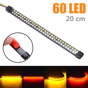 Phổ DC 12V 20cm 30cm 40cm Led Xe Máy đèn hậu phanh dừng nhấp nháy DRL Đèn dòng chảy tín hiệu lần lượt - Product Image 3