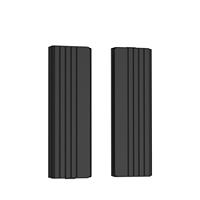 Carcasa de Aluminio para SSD M2 de Doble Protocolo, Adaptador Nvme Sata Tipo C a USB3.2, Carcasa Portátil Externa para Disco Duro de Estado Sólido