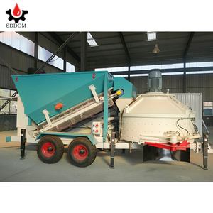 Esnek şantiyeler için hızlı kurulum ve yüksek hareket kabiliyetine sahip SDDOM mobil beton harmanlama santrali - Product Image 5