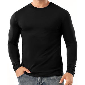 Camisetas de Manga Larga Ajustadas de Secado Rápido para Hombre, Personalizadas, al por Mayor, Camisetas de Gimnasio y Fitness, Camisetas de Manga Larga para Hombre, Camisetas Interiores para Vender - Product Image 2