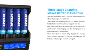 Chargeur de batterie Li-ion intelligent 8 emplacements VC8 pour cellules Li-ion <span class=keywords><strong>14500</strong></span>, 16340, 18650, 21700, 26650 3.7V pour hélicoptères RC - Product Image 5