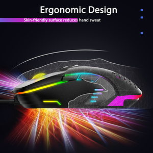 Ratón para Juegos Programable ONIKUMA <span class=keywords><strong>CW902</strong></span> de 6400 DPI, Ratón Ergonómico Cromático con Diseño de Panal para Gamers - Product Image 5