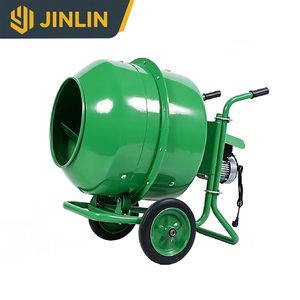 Mélangeur à béton électrique JINLIN CM280L, portable et mobile, moteur 105 kW, 5 m³/h, entretien facile, déchargement facile, directement de l'usine - Product Image 1