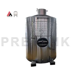 Factory direct supply SS316L grade stainless steel forklift wine tank Fermentation tank 1000 litre movable forklift storage tank