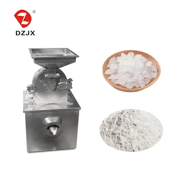 DZJX herb spice terreno plastica zucchero polverizzatore sale macchina per la frantumazione di alimenti in acciaio inossidabile mulino per alimenti attrezzature per la macinazione