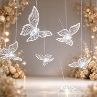 Guirlande lumineuse LED de luxe pour décoration de plafond de mariage RHD