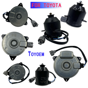 TOYOEM pour <span class=keywords><strong>TOYOTA</strong></span> <span class=keywords><strong>Corolla</strong></span> Levin RAV4 Land Cruiser Prado Yaris Camry hilux NISSAN 12V plastique Auto radiateur ventilateur de refroidissement moteur - Product Image 1