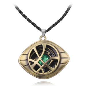 Collar con Colgante Ojo de Agamotto de <span class=keywords><strong>Doctor</strong></span> <span class=keywords><strong>Strange</strong></span> de Marvel, Cadena de Eslabones Moderna con Zirconia, Aleación de Zinc, Regalo - Product Image 6