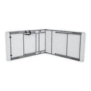 Mesas y Sillas Plegables de Plástico para Exteriores de <span class=keywords><strong>8</strong></span> Pies para Eventos - Product Image 4