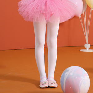 F5001 Ultra Zachte Dans Strakke Witte Ballet Tube Panty Panty Ballet Dans Panty Voor Vrouwen - Product Image 5