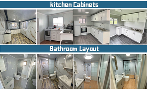 Hiện đại <span class=keywords><strong>Modular</strong></span> đúc sẵn container nhà bán buôn tùy chỉnh 2-5 phòng ngủ Tiny biệt thự nhà mở rộng giá thấp cho siêu thị - Product Image 2