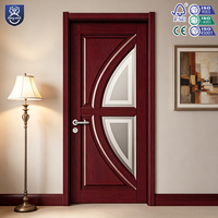 Porte intérieure contemporaine en MDF avec surface finie et isolation acoustique pour des espaces de chambre luxueux