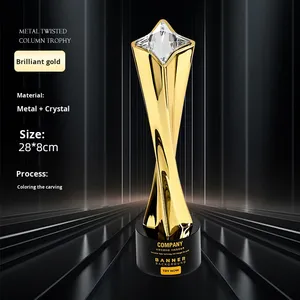 Piala Guru kristal kreatif kustom-kelas atas elegan pertemuan tahunan hadiah penghargaan dengan nilai peringatan - Product Image 6