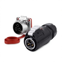 Connecteur circulaire baïonnette mâle-femelle étanche IP67 Cnlinko LP24, 3, 4, 10, 12, 19, 24 broches, 45A pour système d'automatisation industrielle