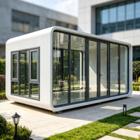 Maisonnette modulaire préfabriquée Apple Cabin, mini-villa portable pour complexes hôteliers, glamping, Airbnb, suites de jardin et projets de vie en plein air