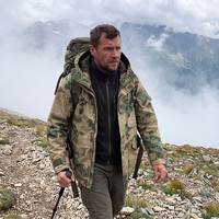 Veste imperméable en nylon à deux pièces G8 Zip-Off, durable, pour la randonnée, la pêche, la marche, avec doublure intérieure douce
