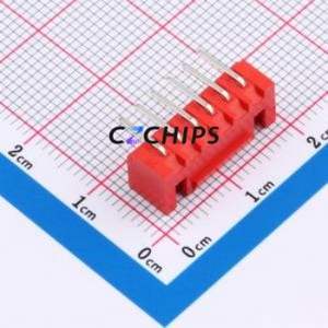 ZX-HA2.54-6PWZ-R Wire-to-Board Pin Header Bent Lead Through Hole,P=2.5mm Connector 1x6P 2.5mm Right Angle Insert XHB - Product Image 2