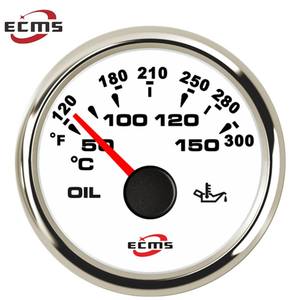 52mm(2 ") Car <span class=keywords><strong>Oil</strong></span> Temp Medidor de Temperatura Medidor Indicador 50-150 12V 24V - Product Image 1